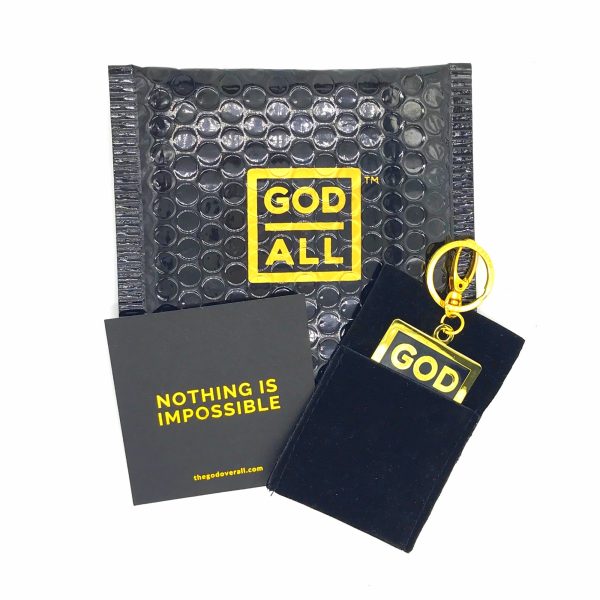 Golden Faith Keyring Engraved Gift Set - Image 5