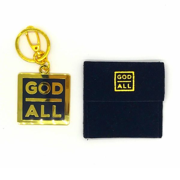 Golden Faith Keyring Engraved Gift Set - Image 2