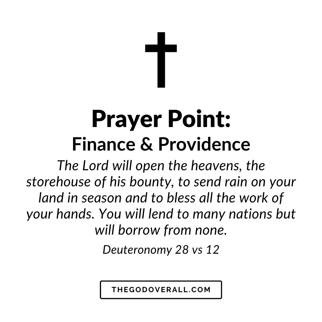 Job 36 vs 11 Prayer Points For Breakthrough, Finances & Providence