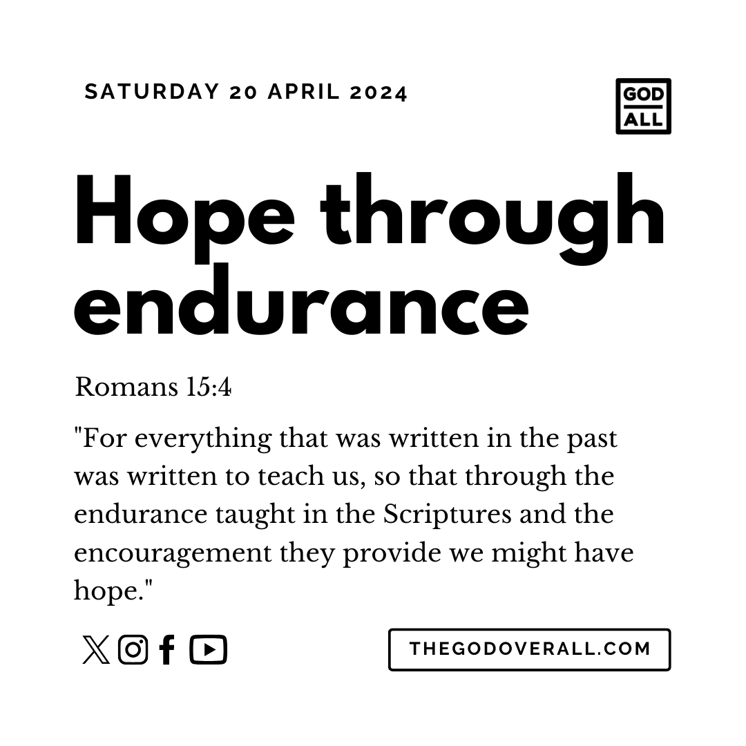 2024 April 20th Daily Encouragement & Bible Verse For Christians